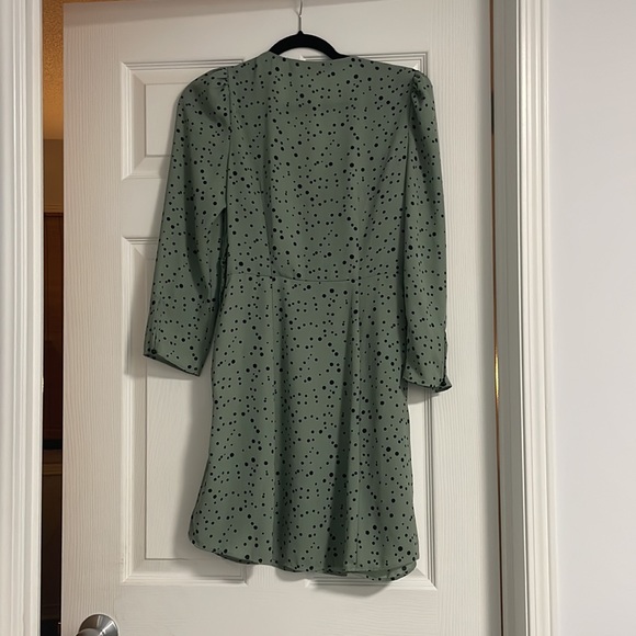 Zara green polka dot dress - Picture 2 of 5